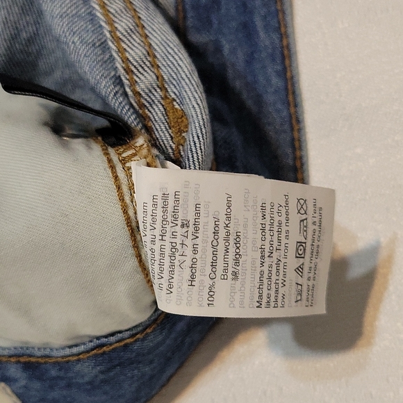 Madewell rigid denim A line skirt size 25 - Picture 7 of 7